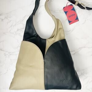 Santos by Monica Pilar Hobo Bag Colorblock Cactus Leather MSRP $395 USA Made NWT